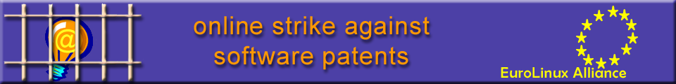 Banner No Patents Strike